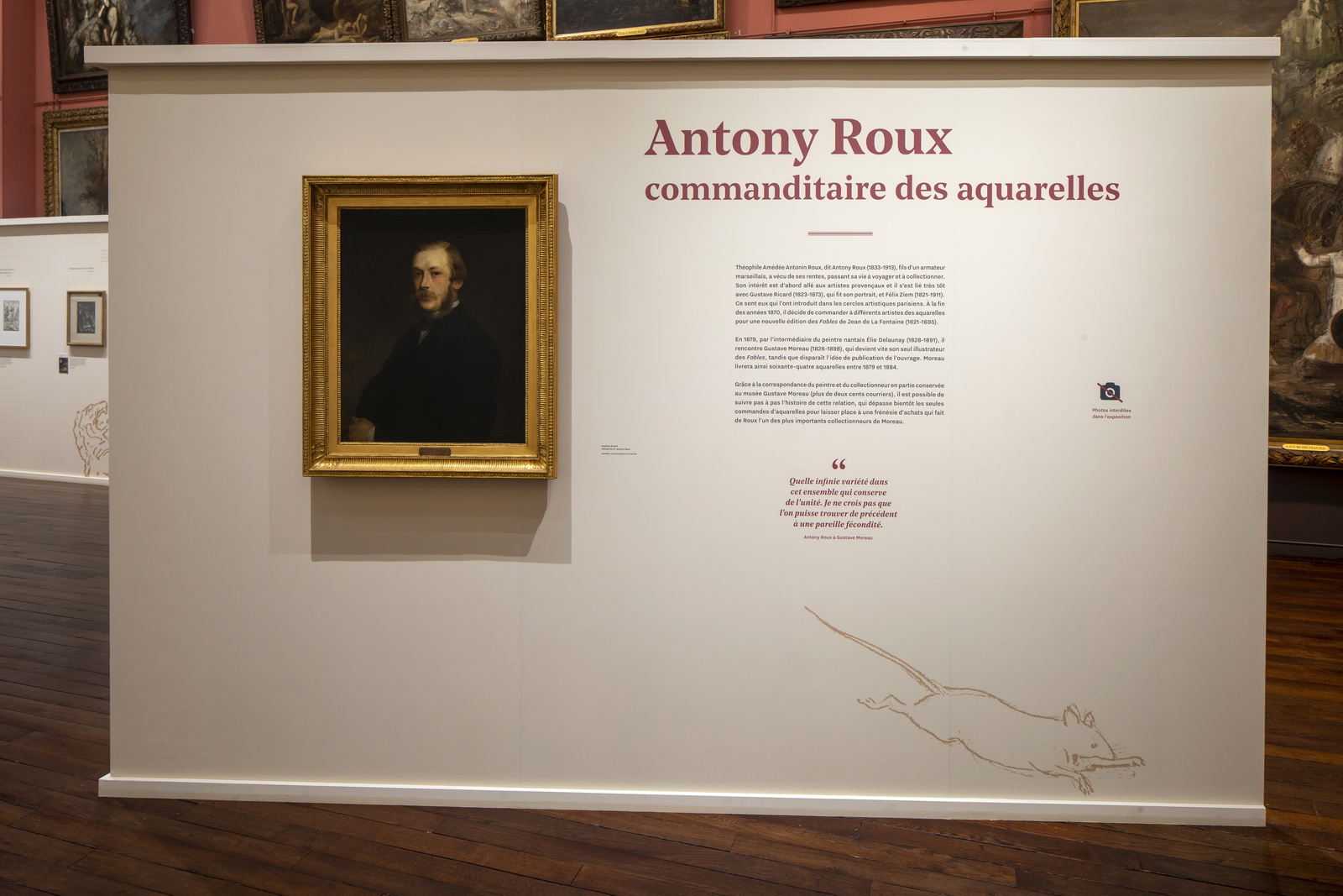 Muséographie expo Fables phase 1 2e étage