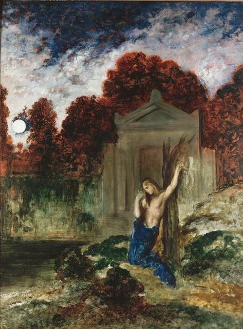Orphée sur la tombe d'Eurydice