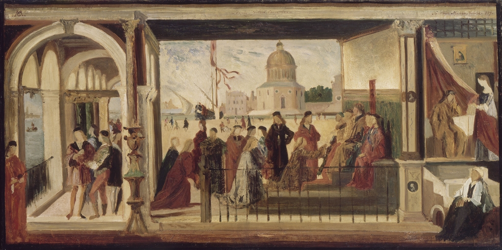 Inv. 13633 - Copie d'après Arrivée des ambassadeurs chez le roi de Bretagne de Carpaccio