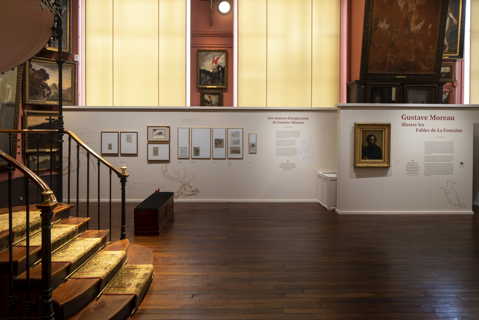 Muséographie expo Fables phase 1 2e étage