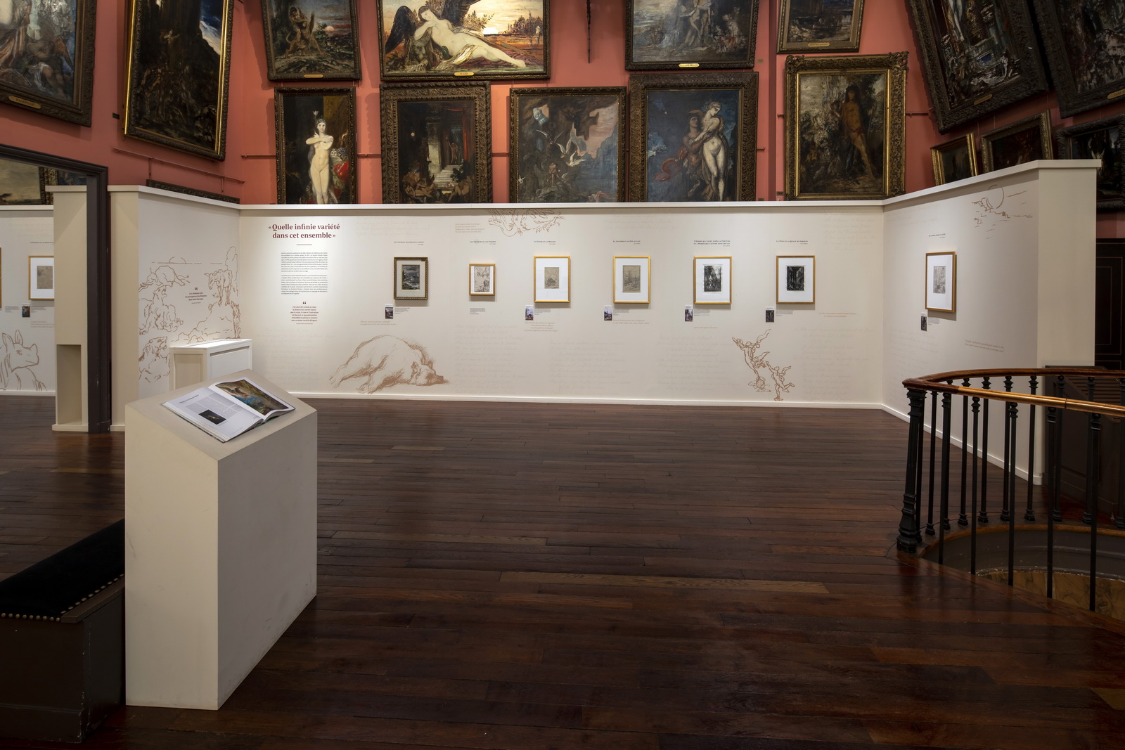 Muséographie expo Fables phase 1 3e étage