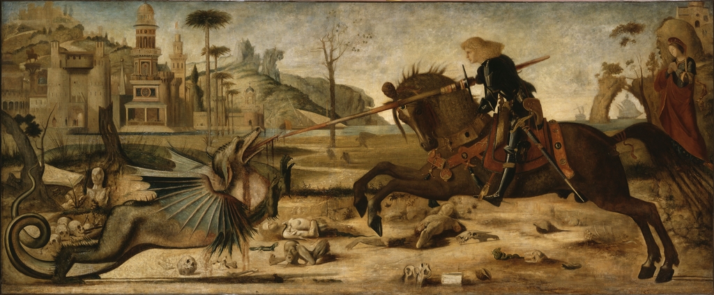 Saint Georges et le Dragon d'après Carpaccio