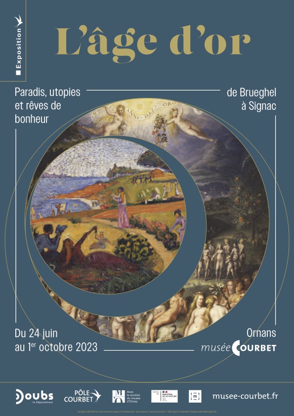 Affiche Age d'Or musée Courbet