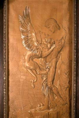 Oedipe et le Sphinx, Gustave Moreau, carton, Paris, musée Gustave Moreau, © RMN-GP / Droits réservés