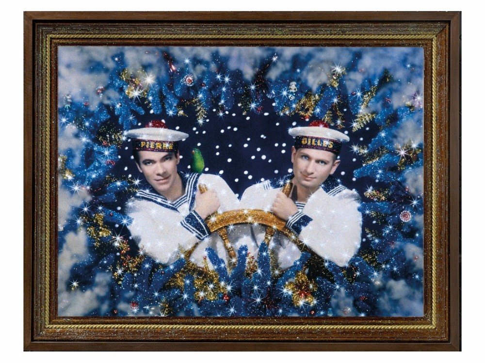 Photographie peinte à la main "Les deux marins" de Pierre et Gilles